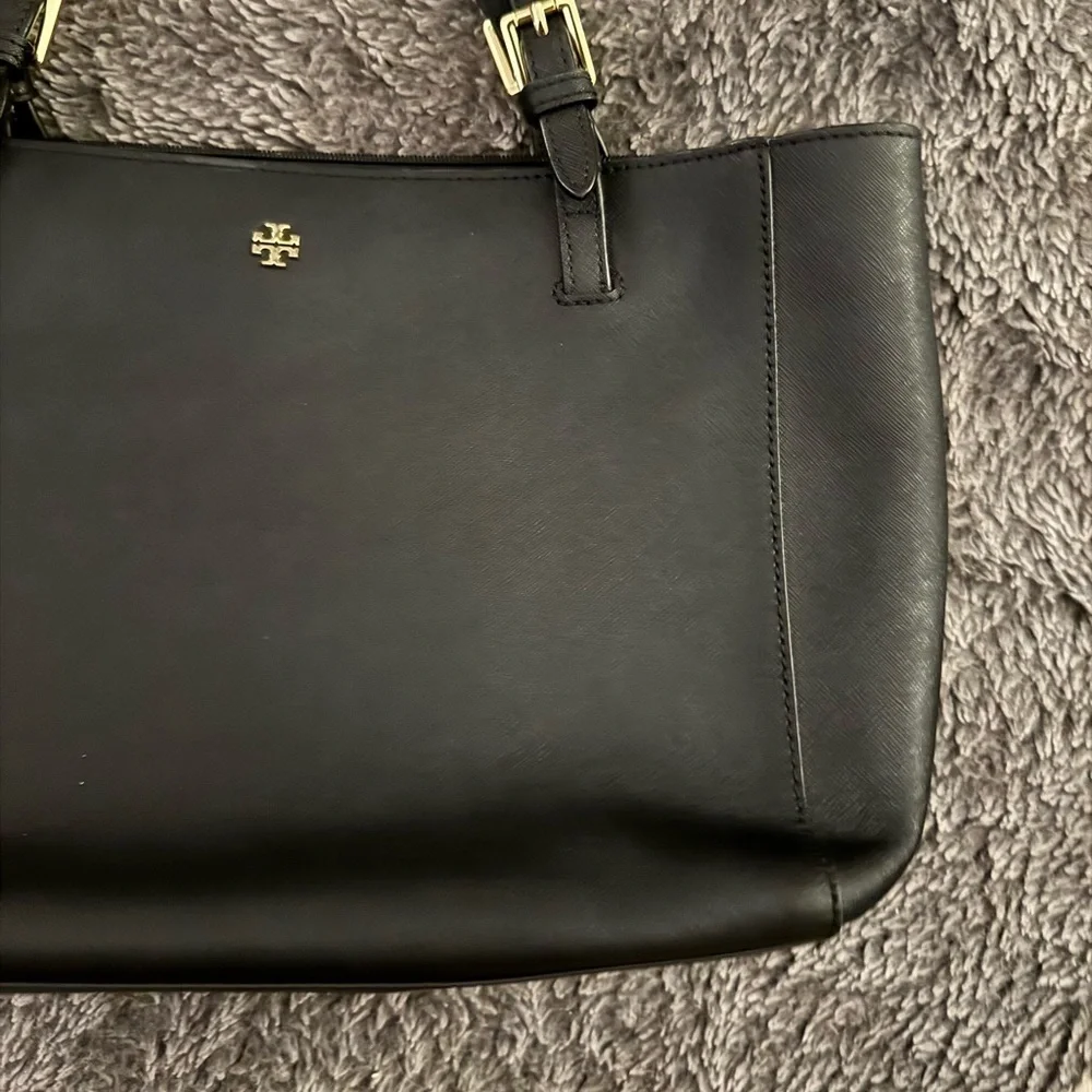 TORY BURCH York Buckle Steffiano Leather Tote